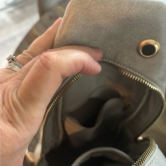 Crossbody purse light gray - Picture 4 of 10